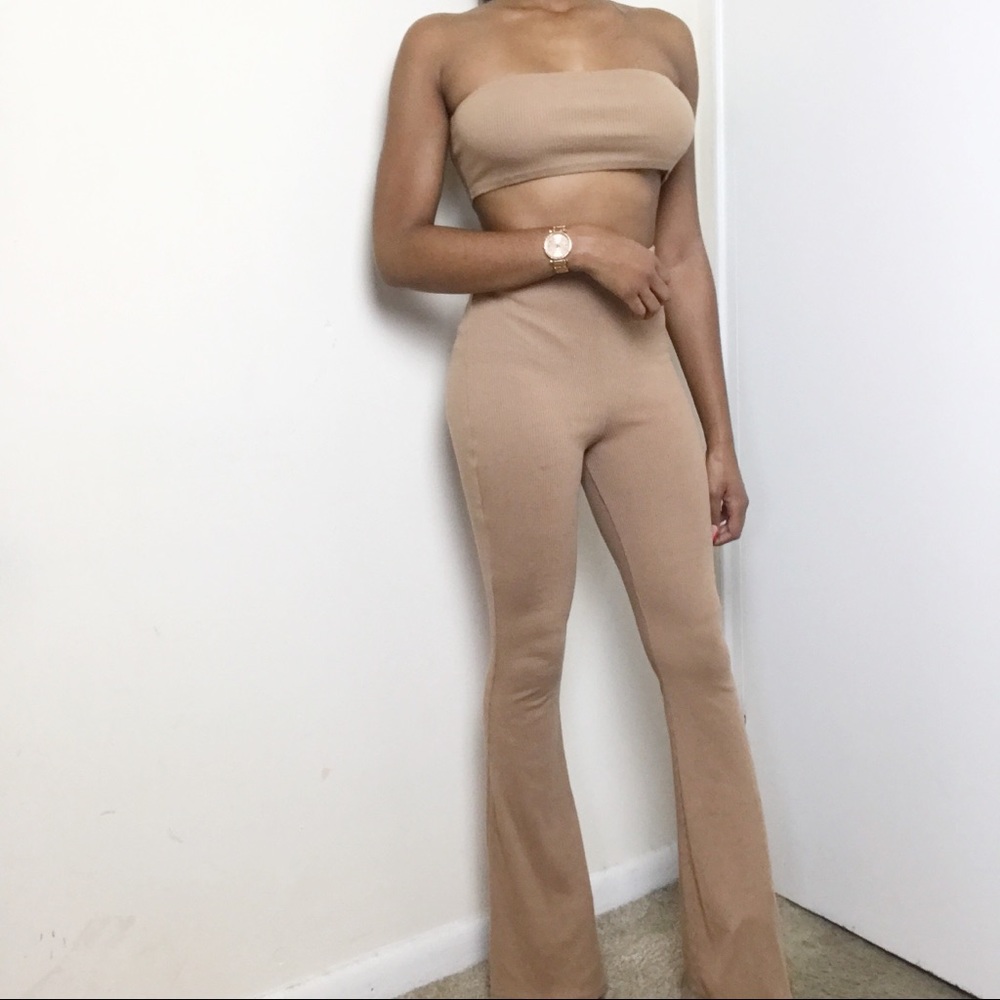 Two-Piece Nude pant set